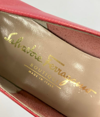 サルヴァトーレフェラガモ ラウンドトゥパンプス レディース SIZE 6 1/2 (L) Salvatore Ferragamo