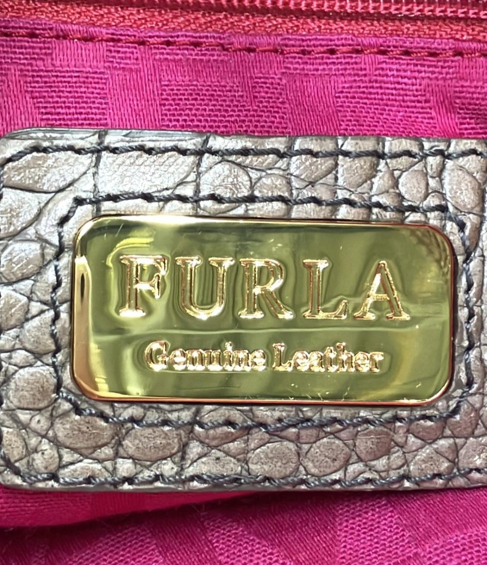 フルラ トートバッグ ショルダーバッグ 肩掛け クロコ型押し レディース Furla
