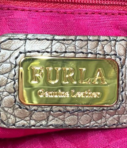 フルラ トートバッグ ショルダーバッグ 肩掛け クロコ型押し レディース Furla
