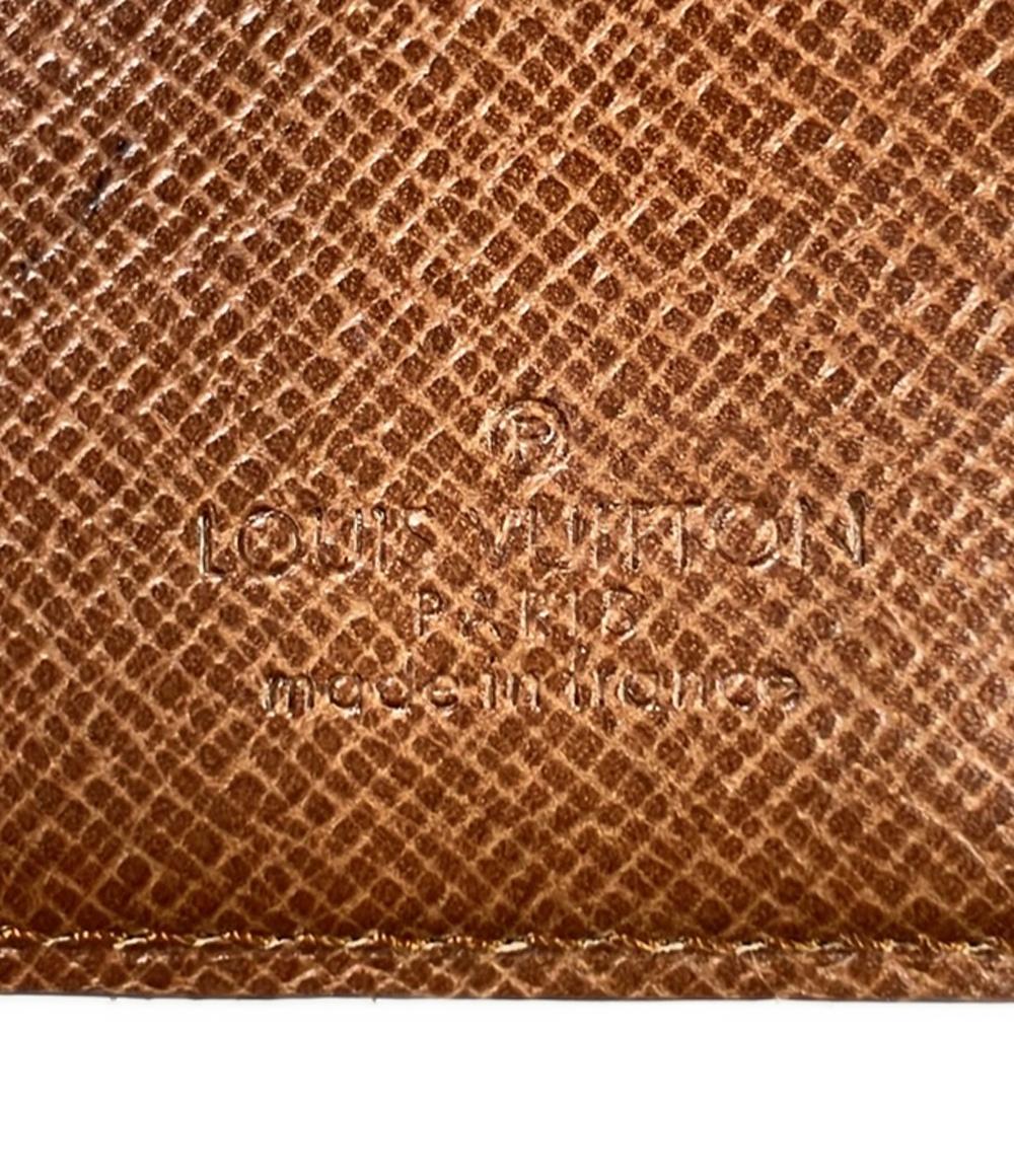 LOUIS VUITTON 二つ折り長財布 PVC モノグラム ポルト シェキェ カルト クレディ M62225 ユニセックス ルイ・ヴィトン