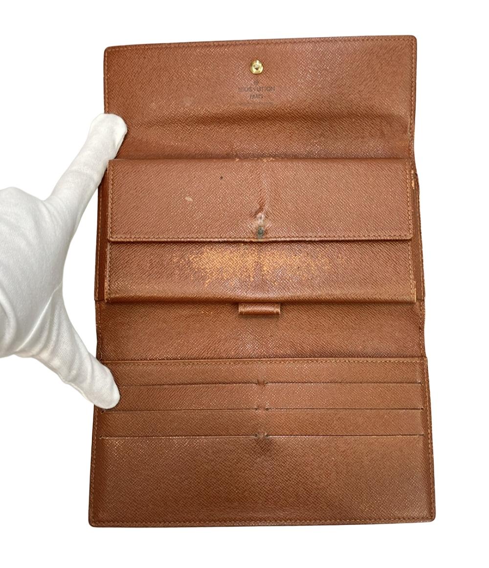 ルイ・ヴィトン 長財布 ポルトトレゾール インターナショナル モノグラム M61215 レディース LOUIS VUITTON