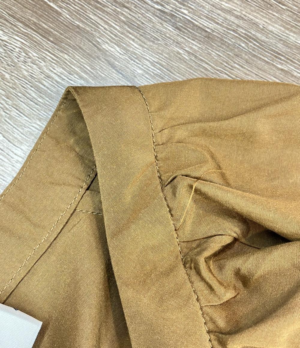 'S MaxMara 長袖ワンピース シャツ ドットボタン ベルト付き バンドカラー レディース SIZE 40 (M) エスマックスマーラ