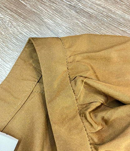 'S MaxMara 長袖ワンピース シャツ ドットボタン ベルト付き バンドカラー レディース SIZE 40 (M) エスマックスマーラ
