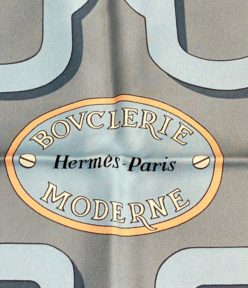 HERMES スカーフ カレ90 シルク100% モダンなバックル レディース エルメス