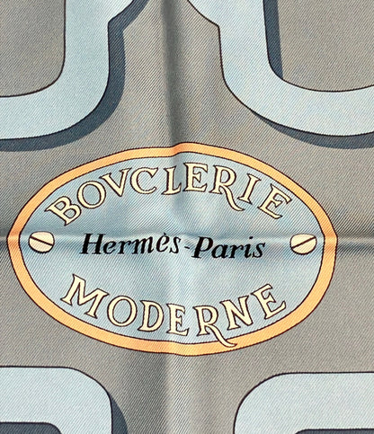 HERMES スカーフ カレ90 シルク100% モダンなバックル レディース エルメス
