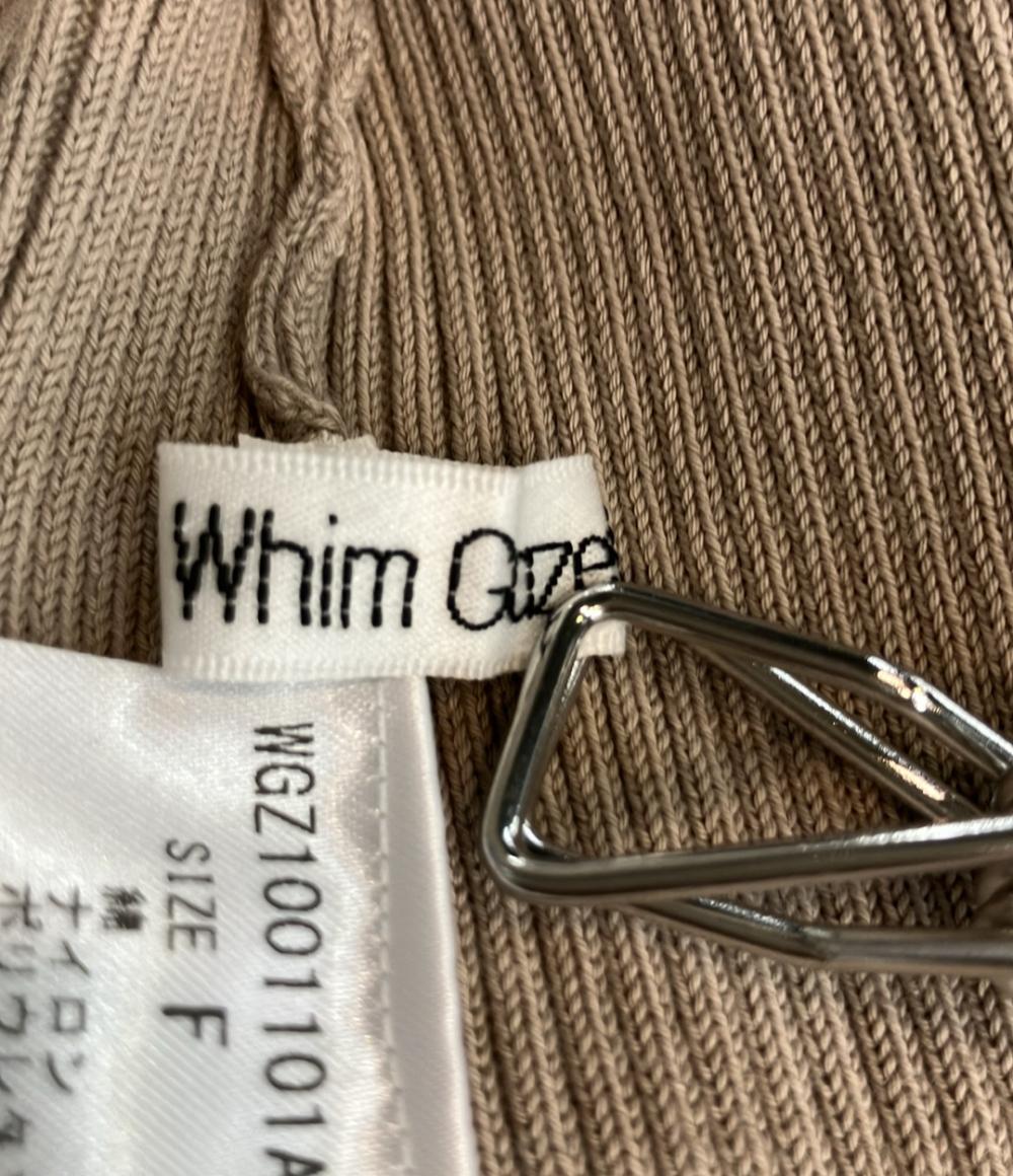 ウィム ガゼット ニットタイトスカート リブ レディース SIZE F (M) Whim gazette