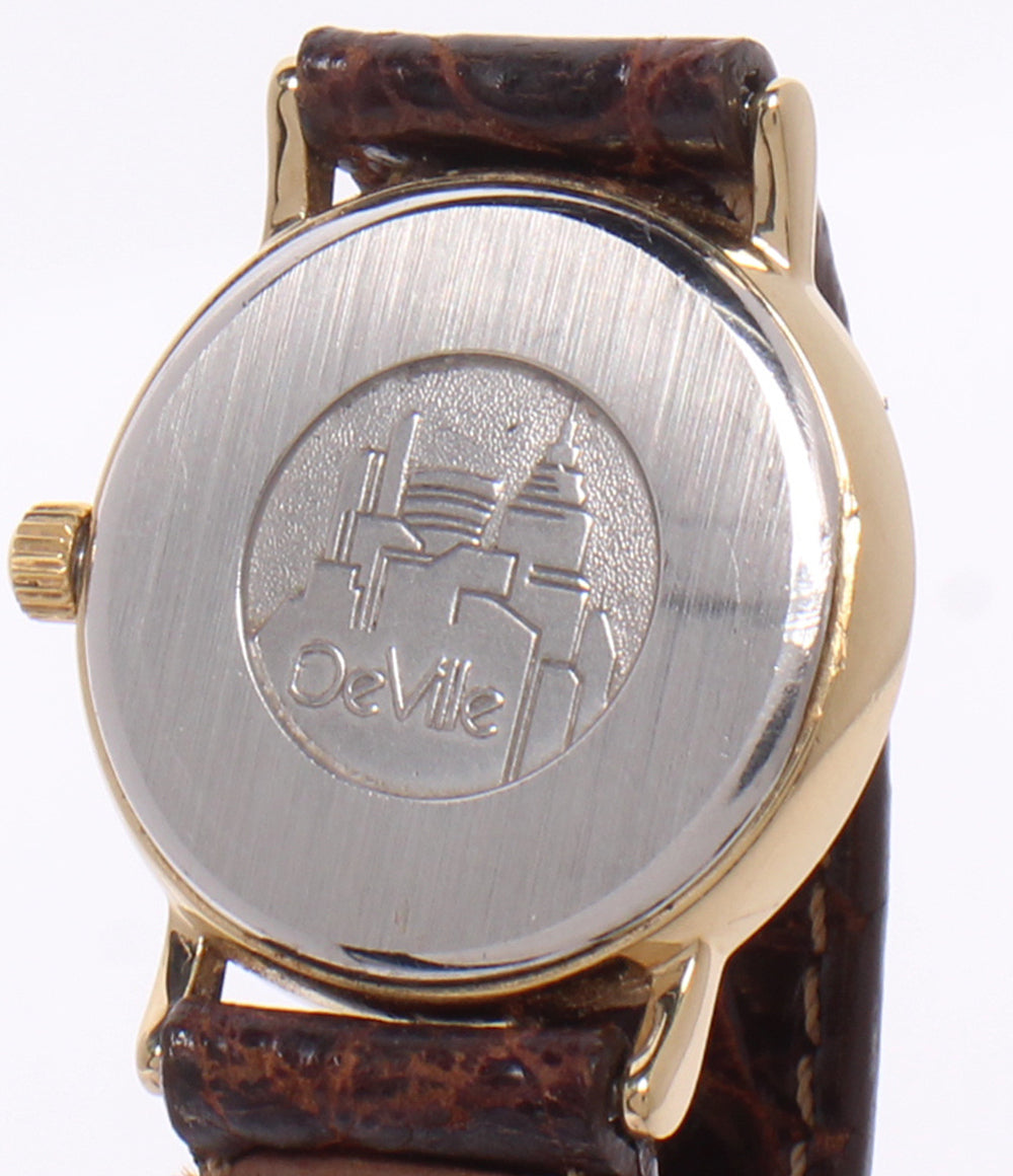 OMEGA 腕時計 de ville デ・ヴィル クオーツ ゴールド 595.0097.2 レディース オメガ