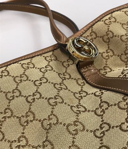 グッチ  キャンバストートバッグ  GGキャンバス   232957 520981 レディース   GUCCI