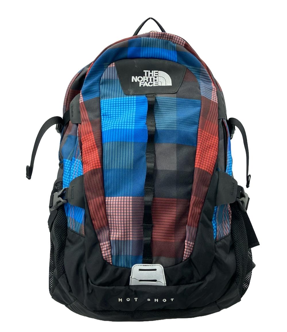 ザ・ノースフェイス チェック柄ナイロンアウトドアリュック HOT SHOT ユニセックス THE NORTH FACE