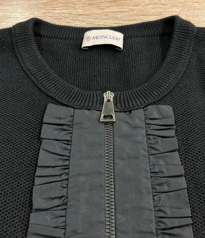 モンクレール フロントフリルダブルジップアップカーディガン レディース SIZE XS MONCLER