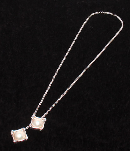 美品 TASAKI ネックレス ラリアット SV マベパール 12mm レディース タサキ