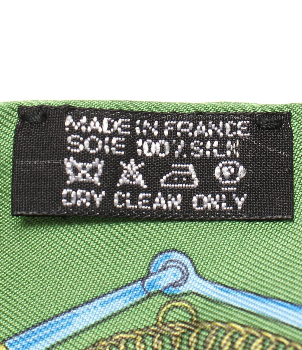 エルメス スカーフ シルク100% 黄金の拍車 ツイリー レディース HERMES