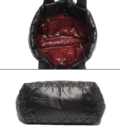 美品 CHANEL トートバッグ シルバー金具 コココクーン スモール レディース シャネル
