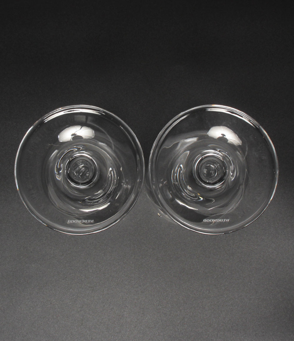 美品 WEDGWOOD プレート 大皿 27cm ワイングラス ペア 3点セット ワイルド ストロベリー ブルーム プロミシス トゥーハーツ ウエッジウッド