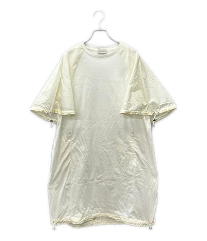 MONCLER 半袖ワンピース 異素材切替ワンピース H10938I00006 レディース SIZE XS モンクレール