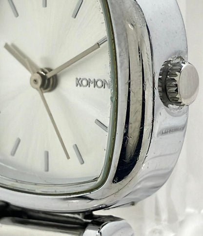 コモノ 腕時計 クオーツ シルバー レディース KOMONO