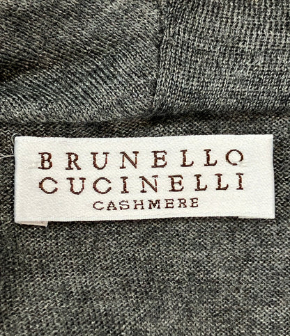 Brunello Cucinelli 長袖カーディガン スナップボタン カシミヤ シルク ロング DD53336 レディース SIZE M ブルネロクチネリ