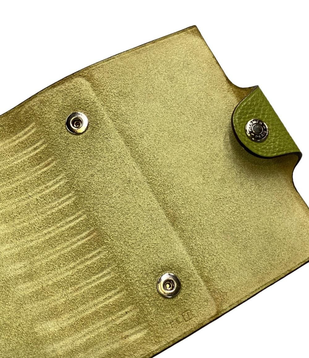 HERMES 手帳カバー ノートカバー ⬜︎I刻印 シルバー金具 ユリス ミニ レディース メンズ エルメス