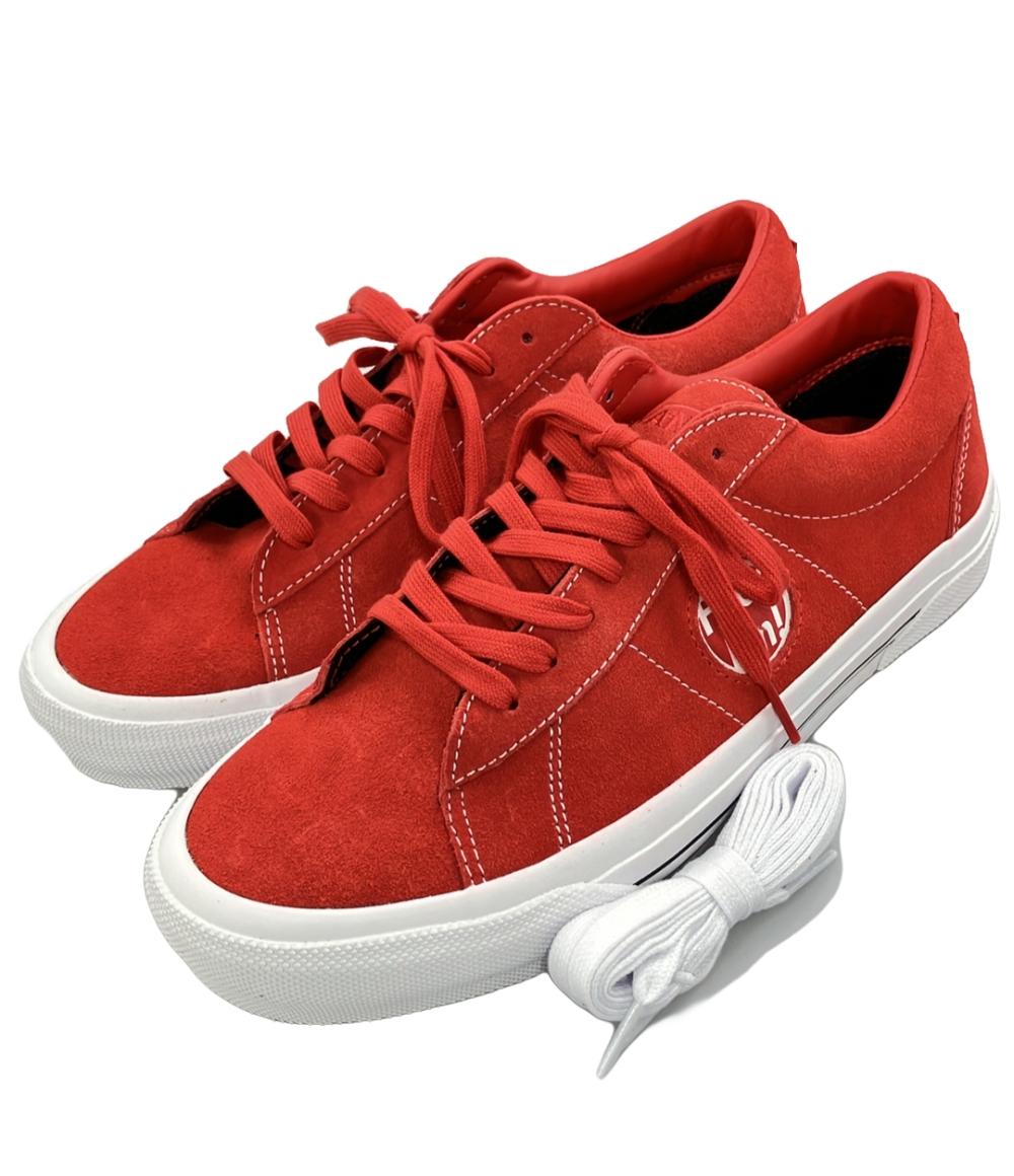 美品 バンズ ローカットスニーカー × Supreme Sid RED 500714 メンズ SIZE 27.5 (L) VANS