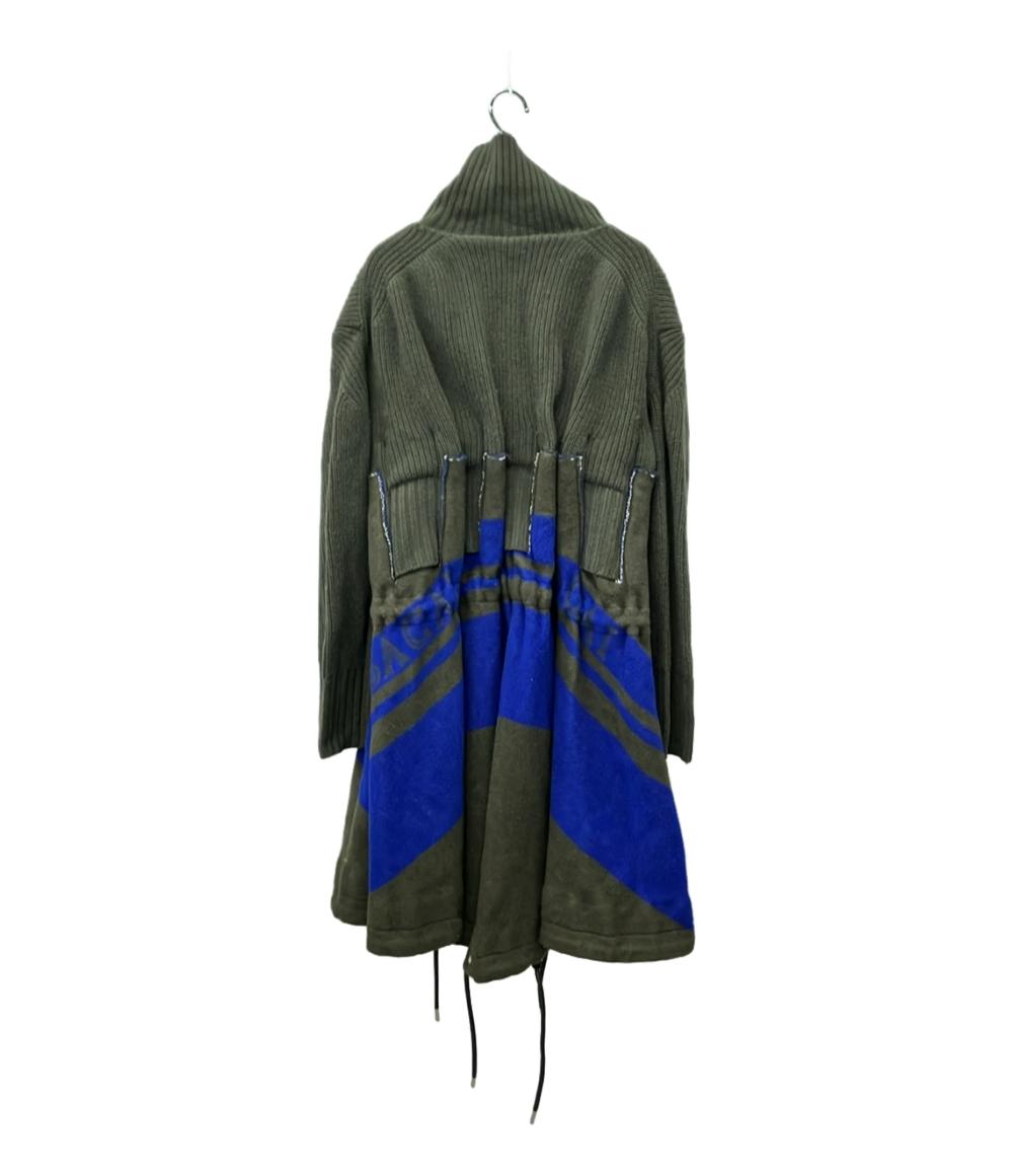 Sacai ニットワンピース ニットコート 19-04684 レディース SIZE 1 (S