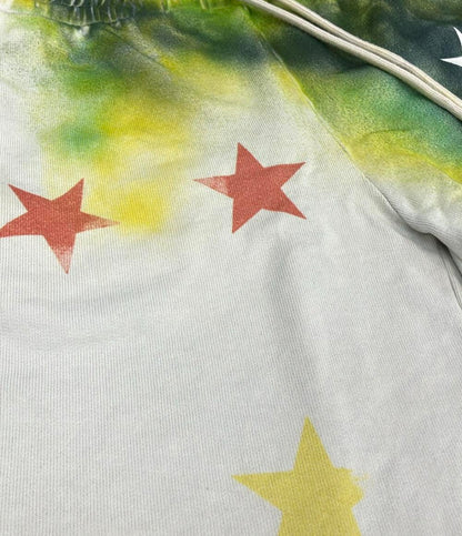 美品 パームエンジェルス ハーフパンツ トラックパンツ スプレーペイントデザイン スター メンズ SIZE M palm angels