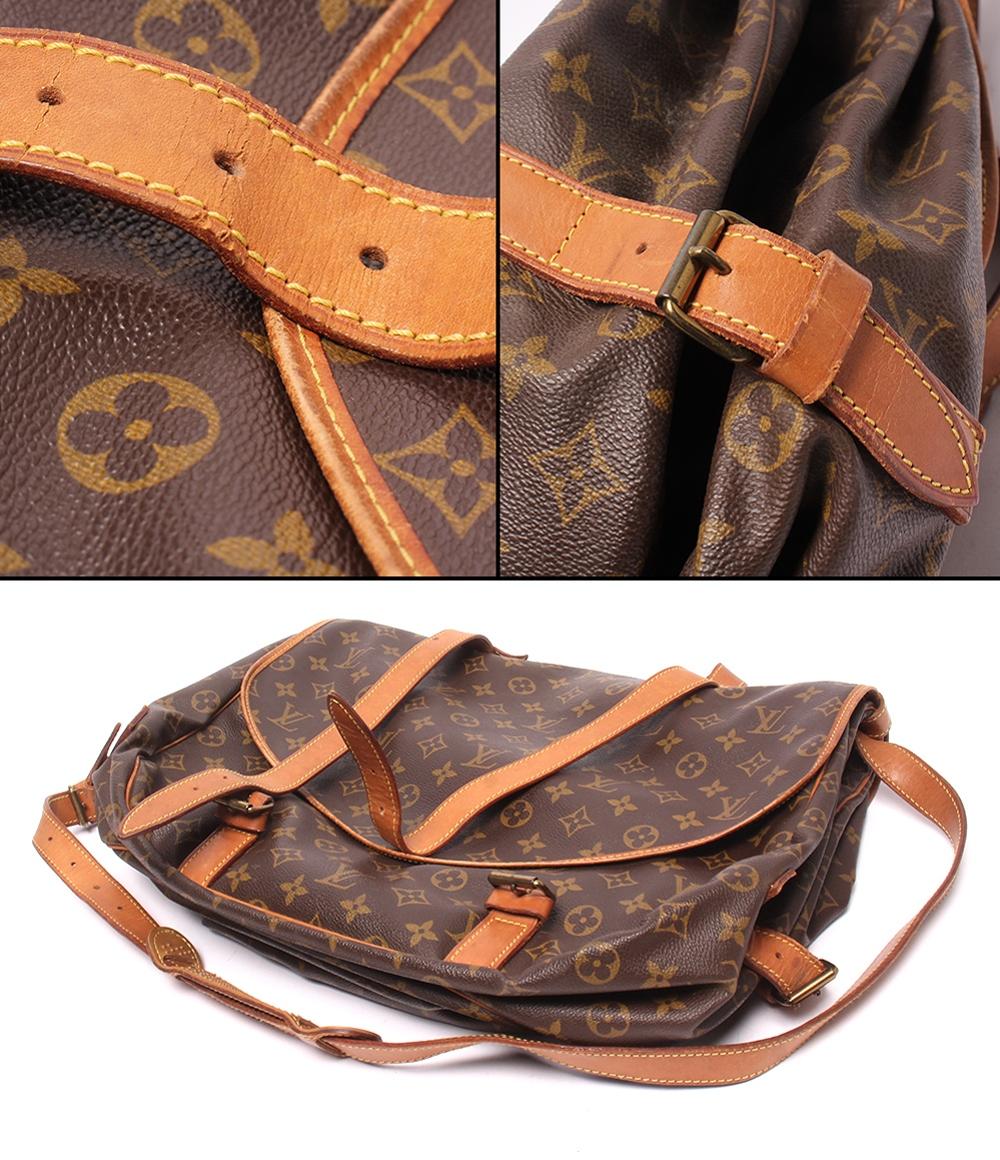 LOUIS VUITTON ショルダーバッグ 斜め掛け ソミュール43 モノグラム