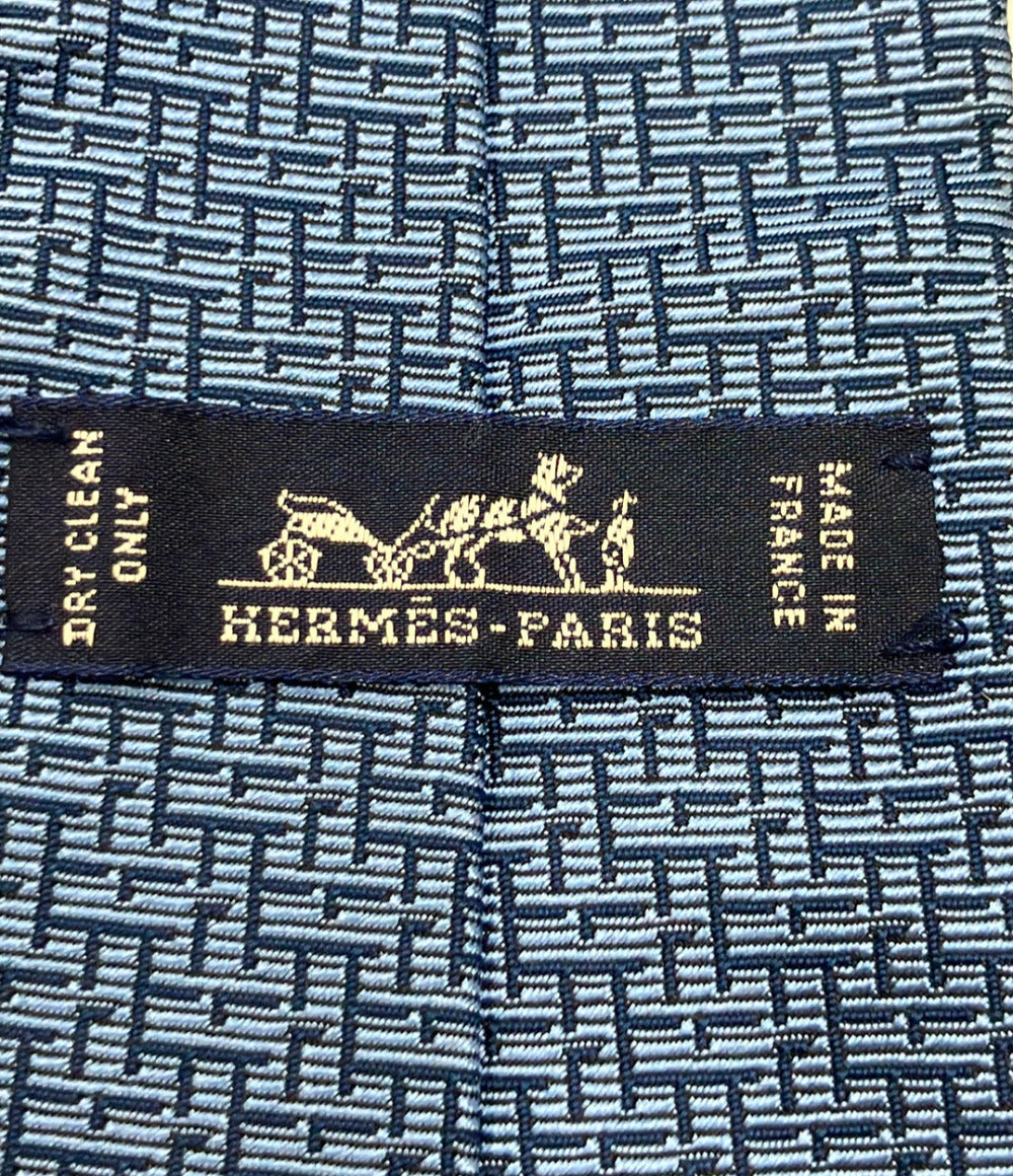 HERMES ネクタイ シルク 100% 339301T メンズ エルメス