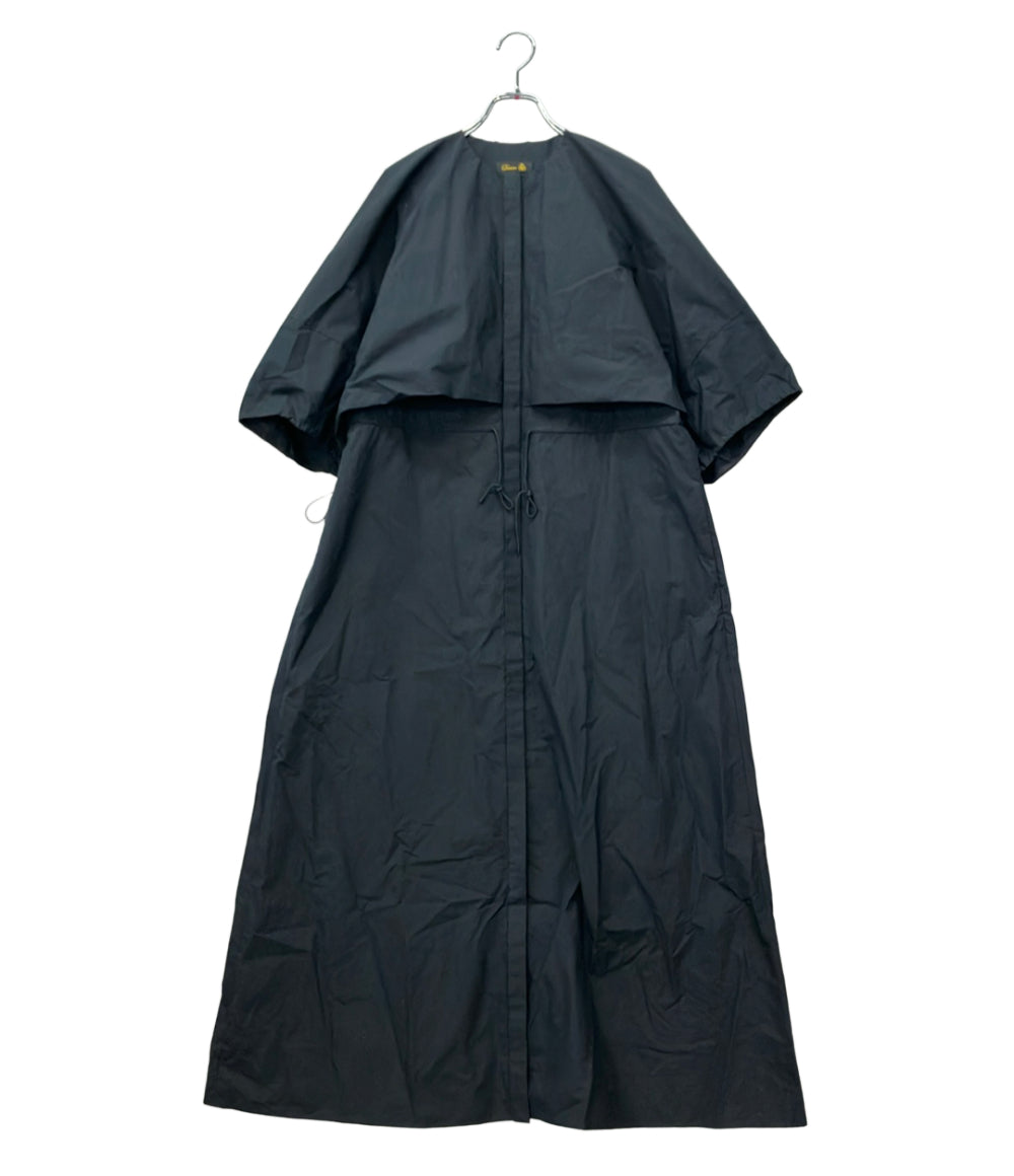 Drawer 半袖 コットンタイプライター バルーンワンピース 6526-299-1352 レディース SIZE 38 (S) ドゥロワー