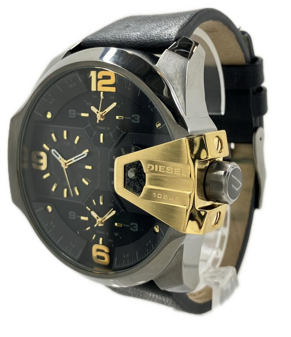 ディーゼル 腕時計 クオーツ ブラック DZ-7377 メンズ DIESEL