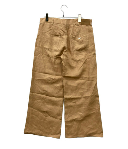 Emporio Armani パンツ リネン ワイド 3L2J33 2N0ZZ レディース SIZE 28 (L) エンポリオ・アルマーニ