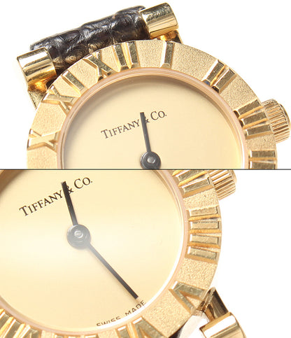 Tiffany & Co. 腕時計 18K クオーツ ゴールド S0630 レディース ティファニー