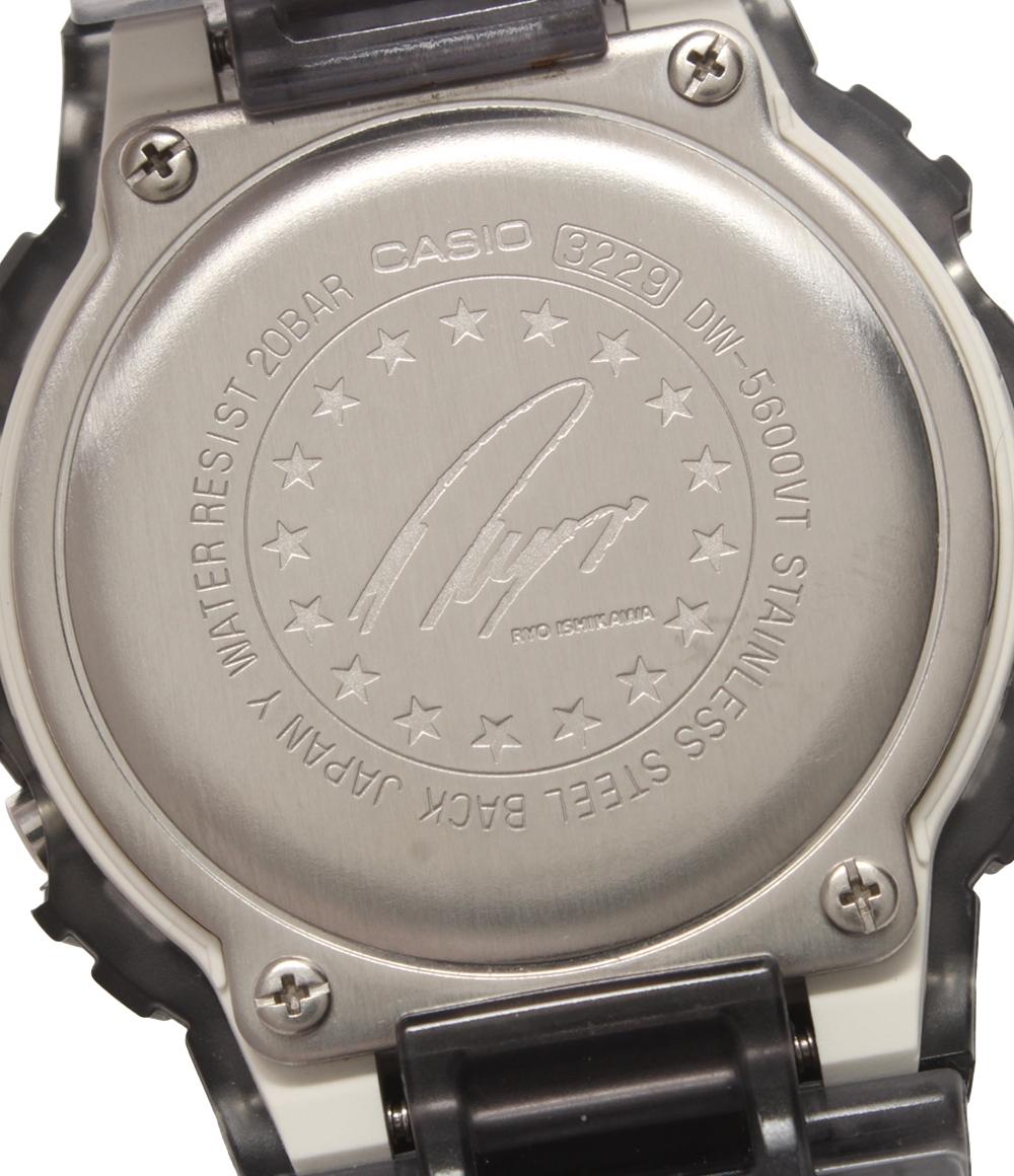 美品 カシオ 腕時計 石川遼 RYO ISHIKAWA G-SHOCK クオーツ DW-5600VT メンズ CASIO