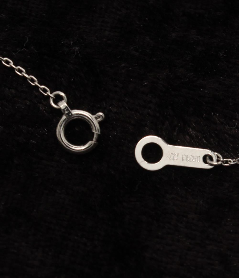 美品 ヨンドシー ネックレス Pt850 レディース 4℃
