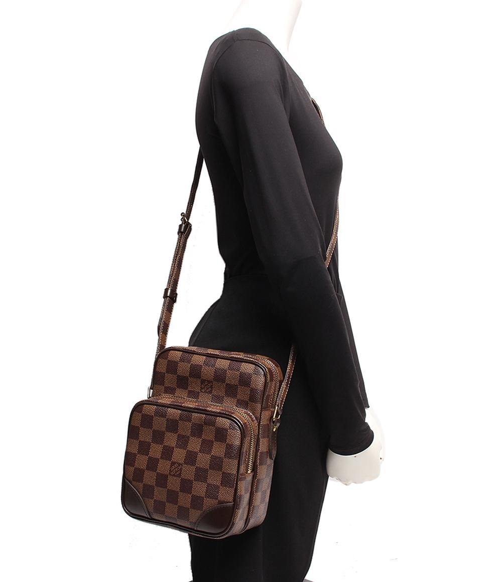 美品 ルイ・ヴィトン ショルダーバッグ ゴールド金具 アマゾン スペシャルオーダー ダミエ エヌベ N48074 ユニセックス LOUIS VUITTON