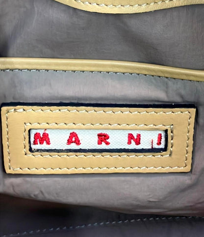美品 MARNI 2WAY ハンドバッグ ショルダーバッグ 斜め掛け レディース マルニ