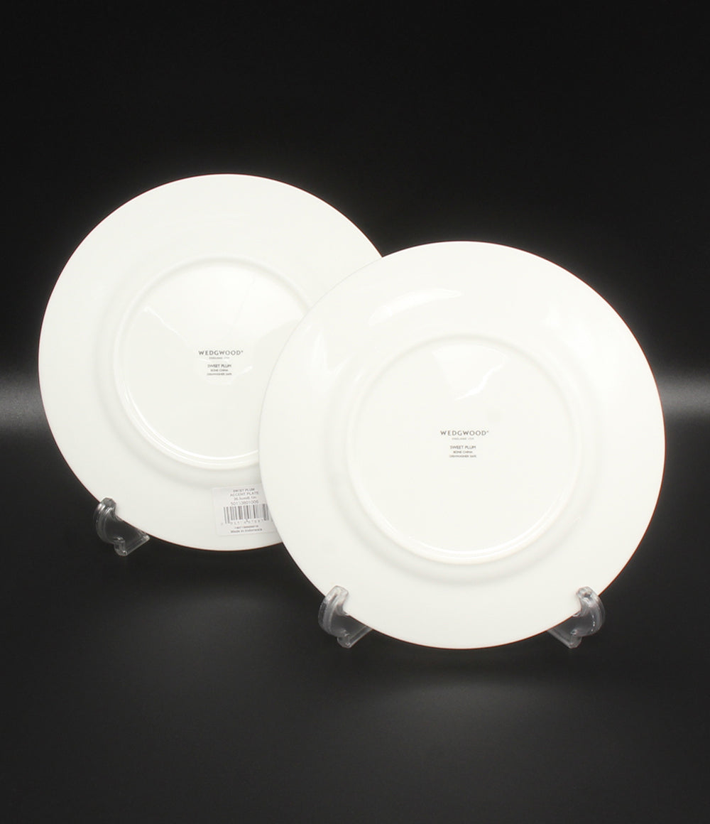 美品 WEDGWOOD プレート 皿 2点セット 20cm スウィートプラム ウェッジウッド