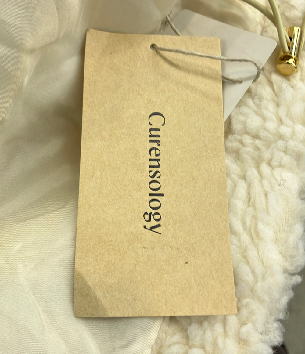 Curensology ボアフーディーベスト フロントジップ タグ付き 23AW