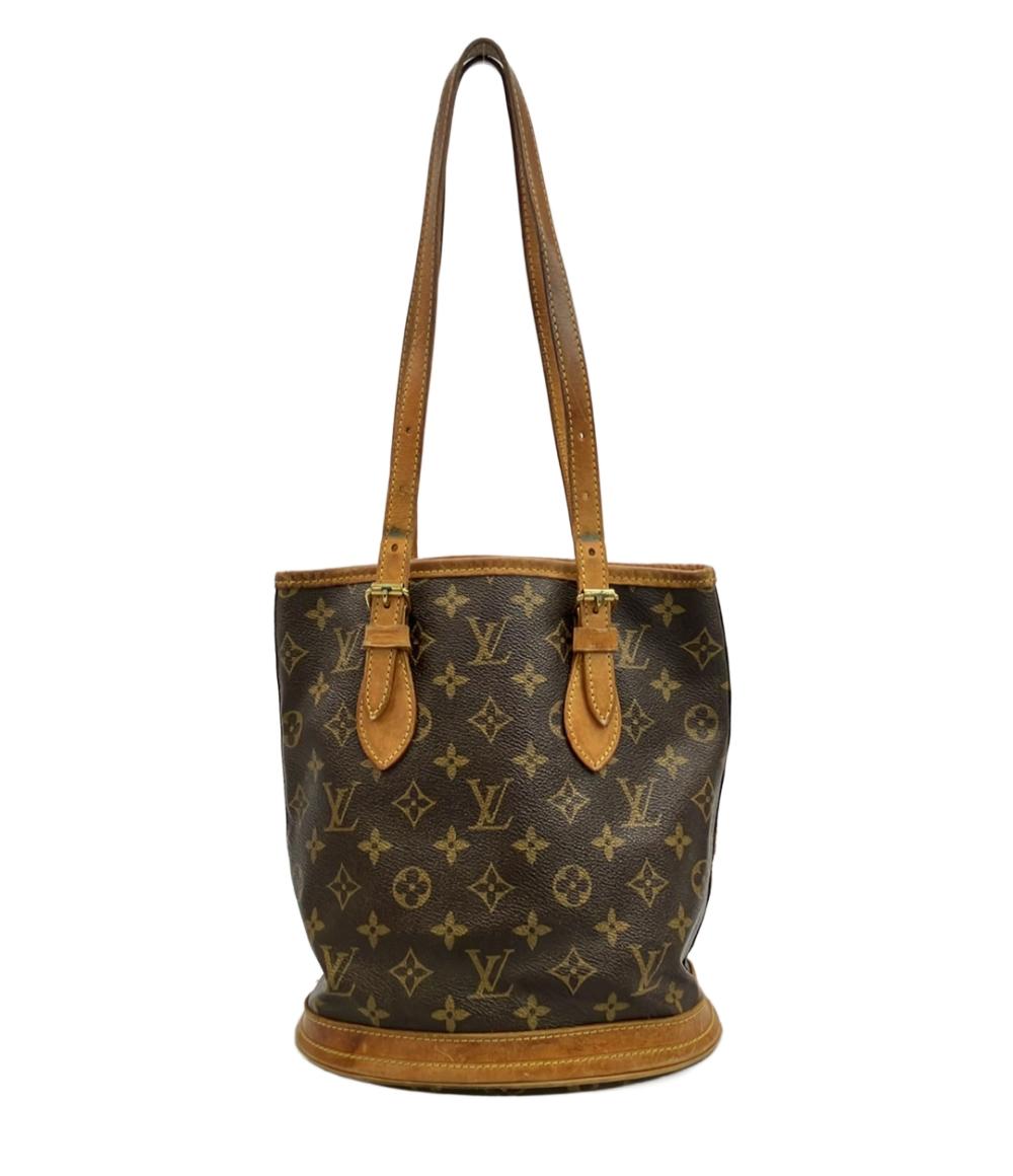 訳あり LOUIS VUITTON トートバッグ ショルダーバッグ 肩掛け バケットPM モノグラム M42238 レディース ルイ・ヴィトン