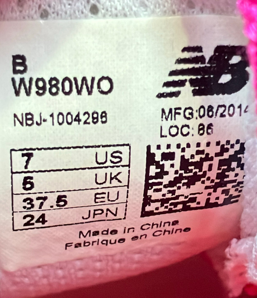 NEW BALANCE ローカットスニーカー W980WO レディース SIZE 24.0 ニューバランス