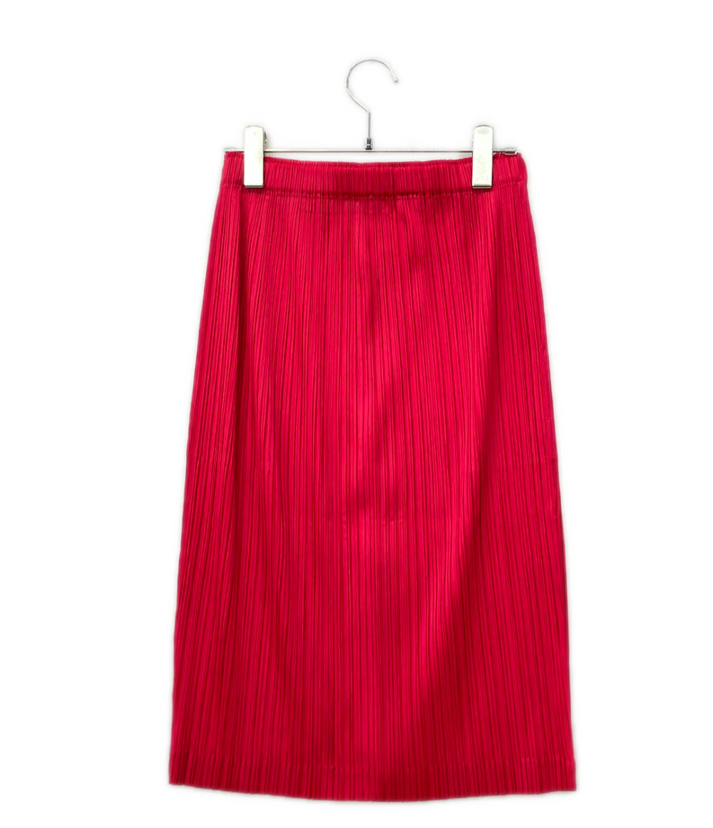 美品 PLEATS PLEASE センタージップ プリーツスカート レディース SIZE 3 プリーツプリーズ