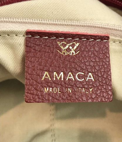 アマカ  2way ハンドバッグ ショルダーバッグ 斜め掛け      レディース   AMACA