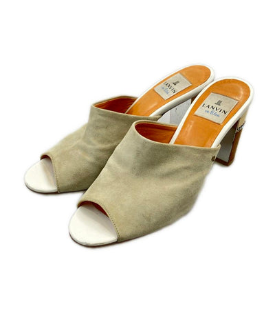 LANVIN en Bleu ミュールサンダル レディース SIZE L (24.5cm) ランバンオンブルー