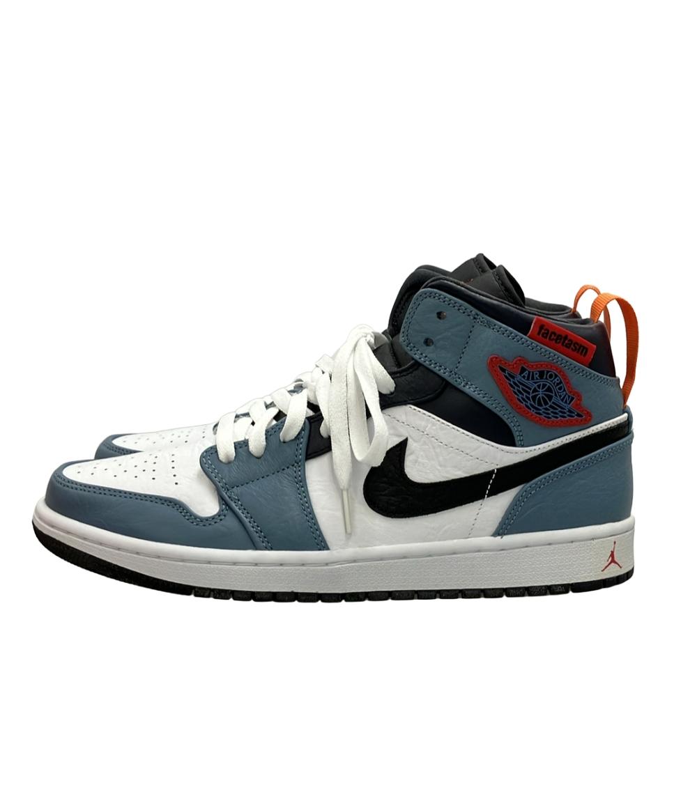 美品 Air Jordan FACETASM ハイカットスニーカー NIKE エアジョーダン 1 MID SE フィアレスAPLA CU2802-100 メンズ SIZE 28.0 (XL) エアジョーダン