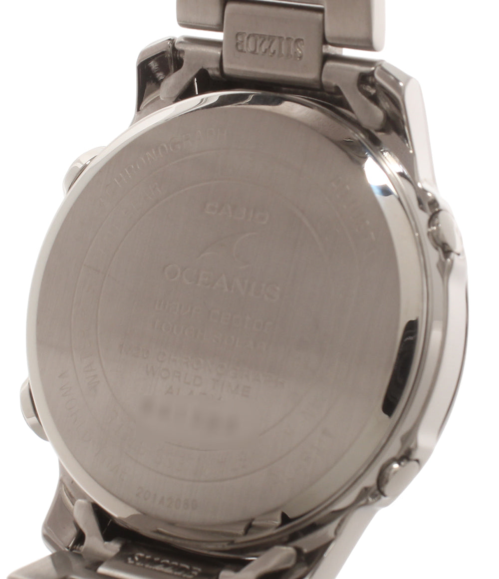 美品 CASIO 腕時計 電波ソーラー オシアナス OCEANUS ソーラー OCW-10 メンズ カシオ