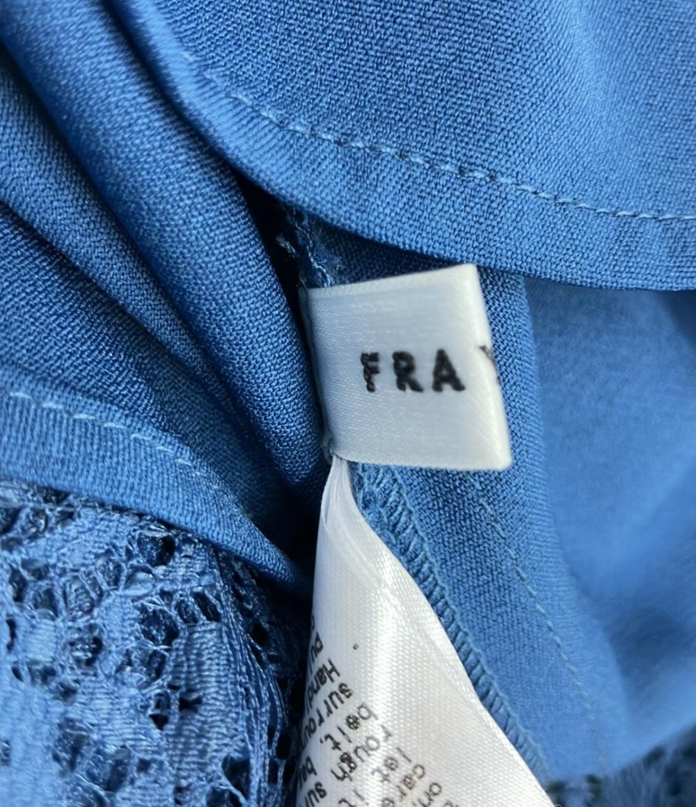 美品 フレイアイディー 総レース七分袖プリーツフレアロングワンピース レディース SIZE 1 (S) FRAY I.D