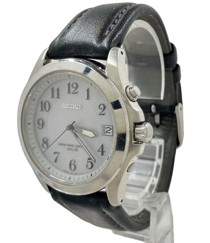 セイコー 腕時計 ソーラー シルバー 7B22-0AZ0 メンズ SEIKO