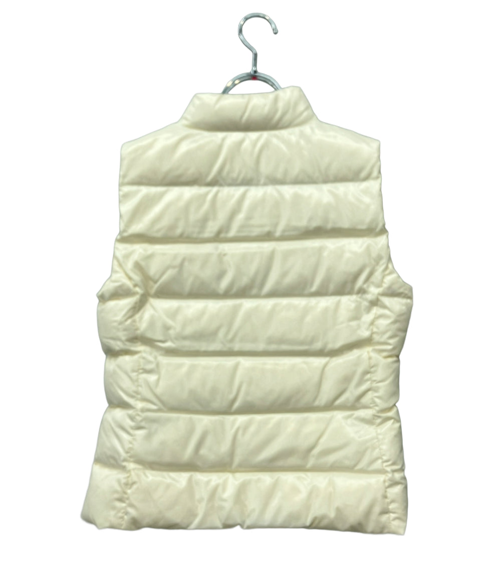 MONCLER ダウンベスト ジップアップ ロゴワッペン Ghany レディース