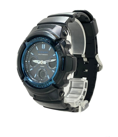 CASIO 腕時計 G-SHOCK ソーラー ブラック AWG-M100A メンズ カシオ