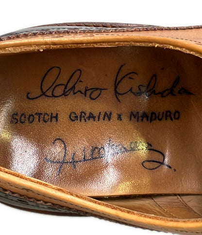 SCOTCH GRAIN MADURO ドレスシューズ ウィングチップ コラボ メンズ SIZE 24.5 スコッチグレイン マデュロ