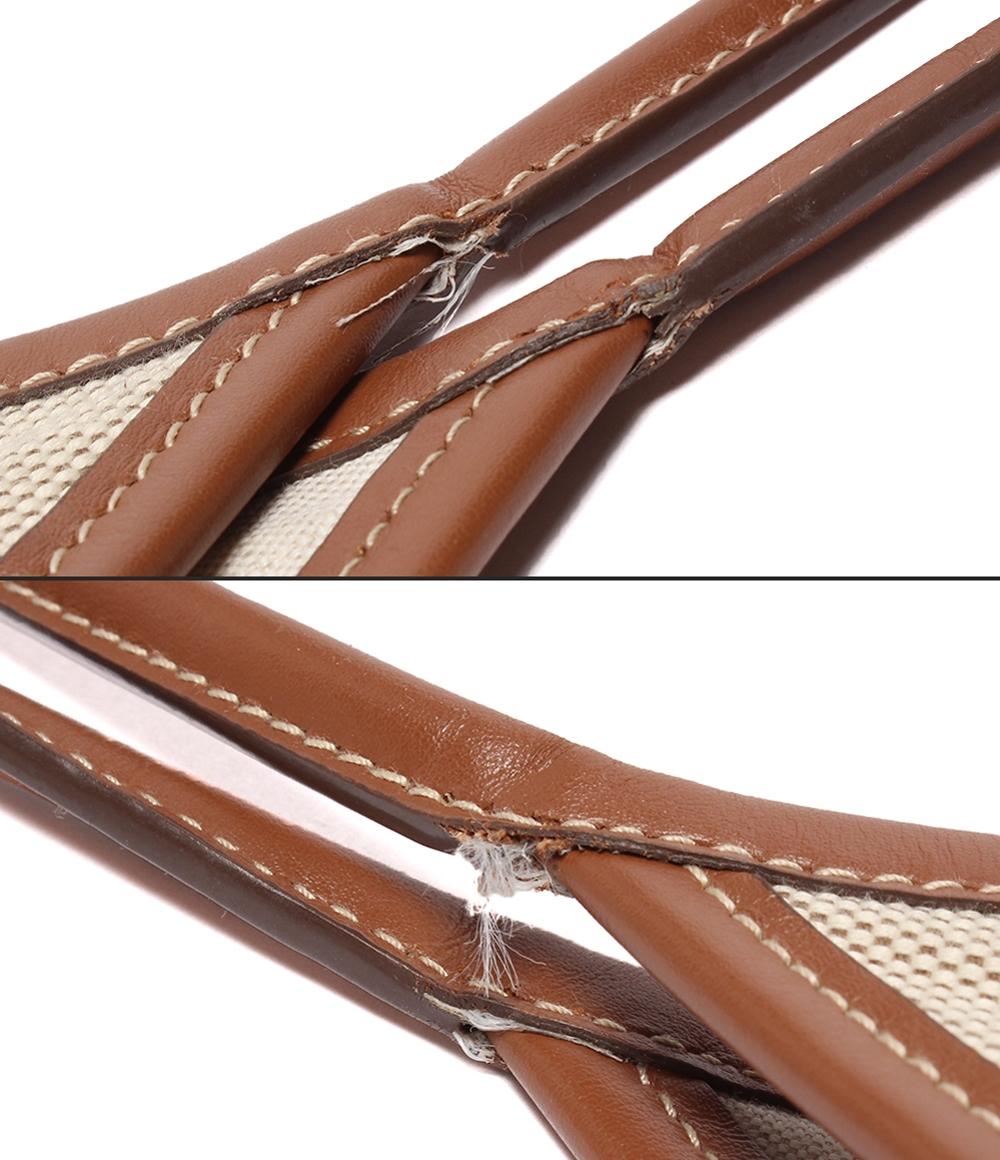 Miu Miu トートバッグ ショルダーバッグ IVY キャンバスxレザー バッグ 肩掛け 5BG231 レディース ミュウ ミュウ